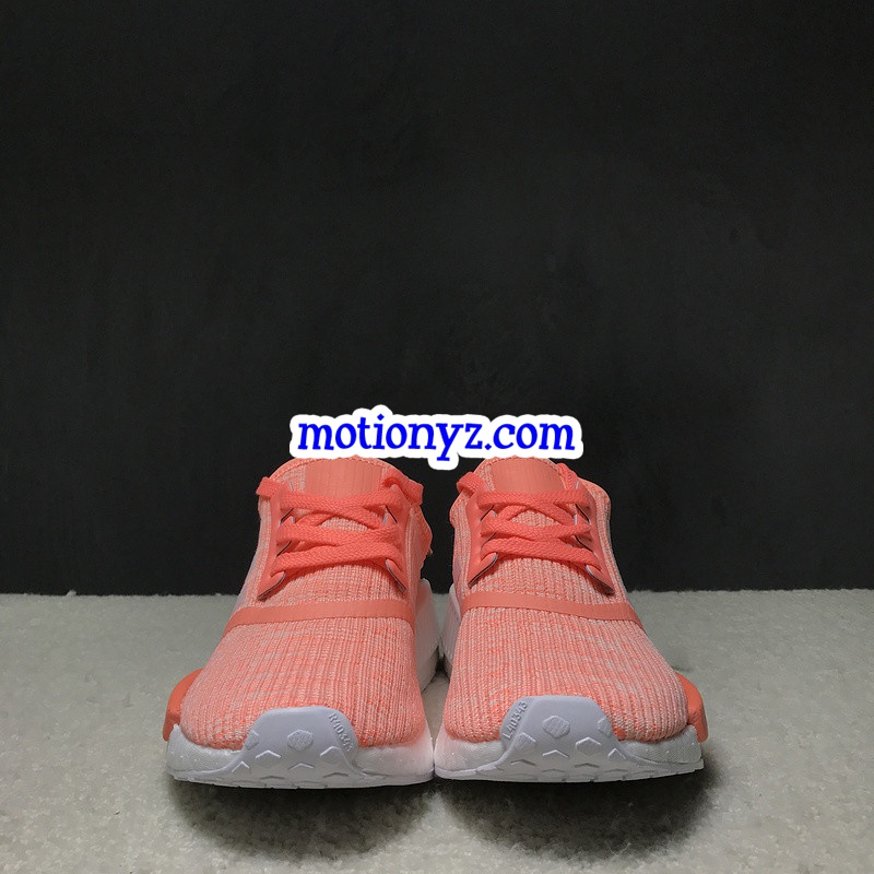 Real Boost Adidas NMD R1 Orange Pink